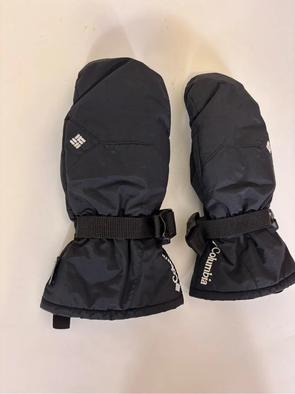 Columbia Black Outdoor Insulated Snow Mittens Youth Large